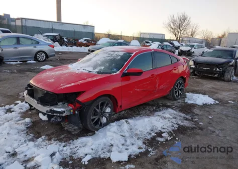 2019 Honda Civic Sport из США, поврежденный, VIN 2HGFC2F85KH524271